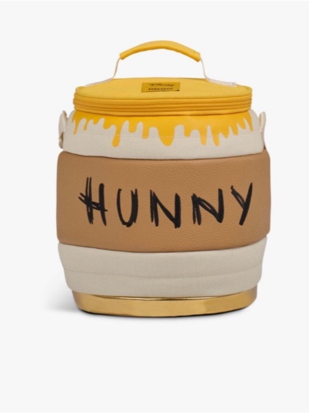 Igloo Hunny Barrel Cooler Bag in Yellow, Tan, and Cream